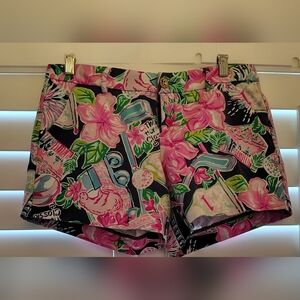 Lilly Pulitzer *HONDA CLASSIC*  Women's Callahan 4" Shorts Sz 6 High Tide Navy